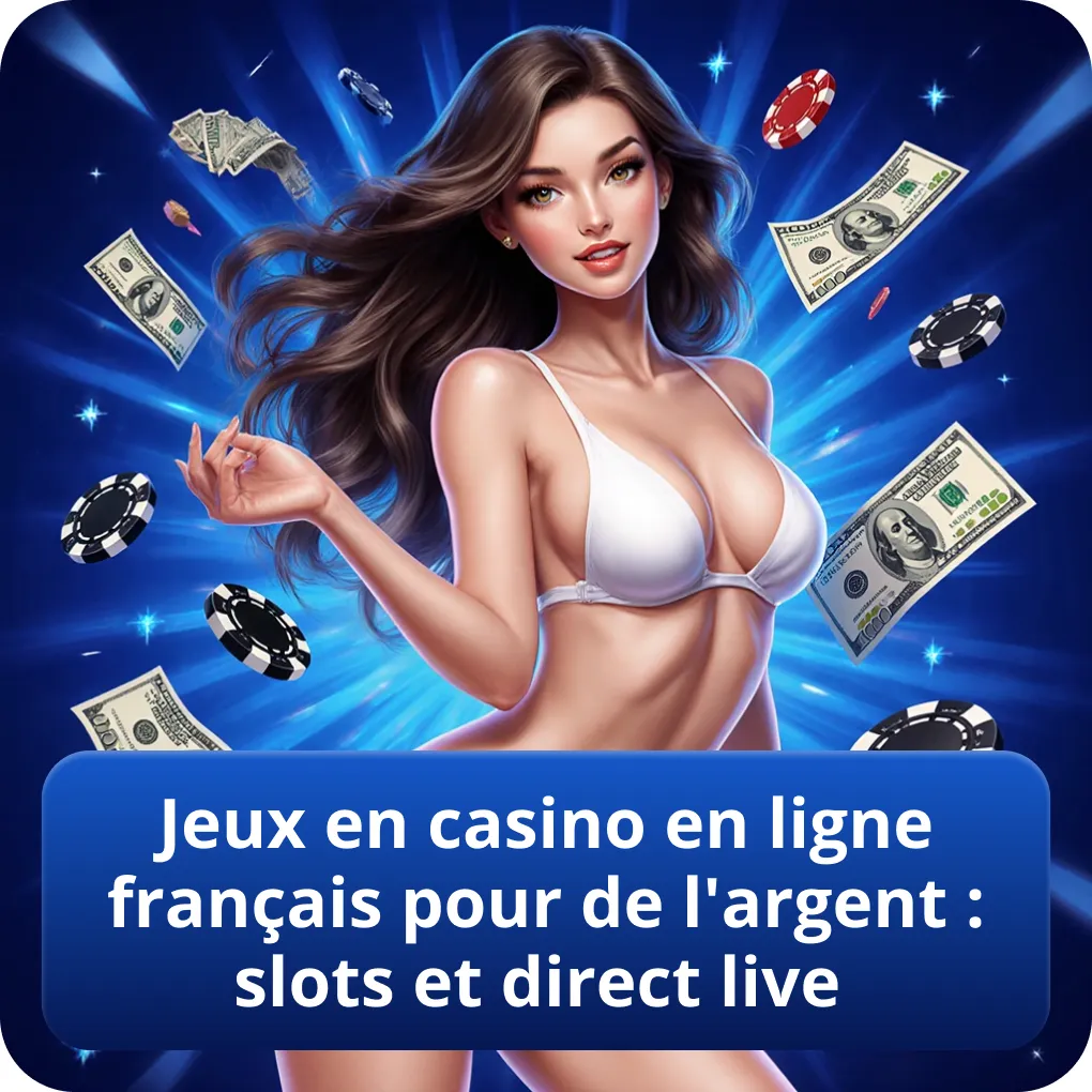 Jeux d'argent en casino en ligne français, slots populaires, tables live et conseils pour bien démarrer