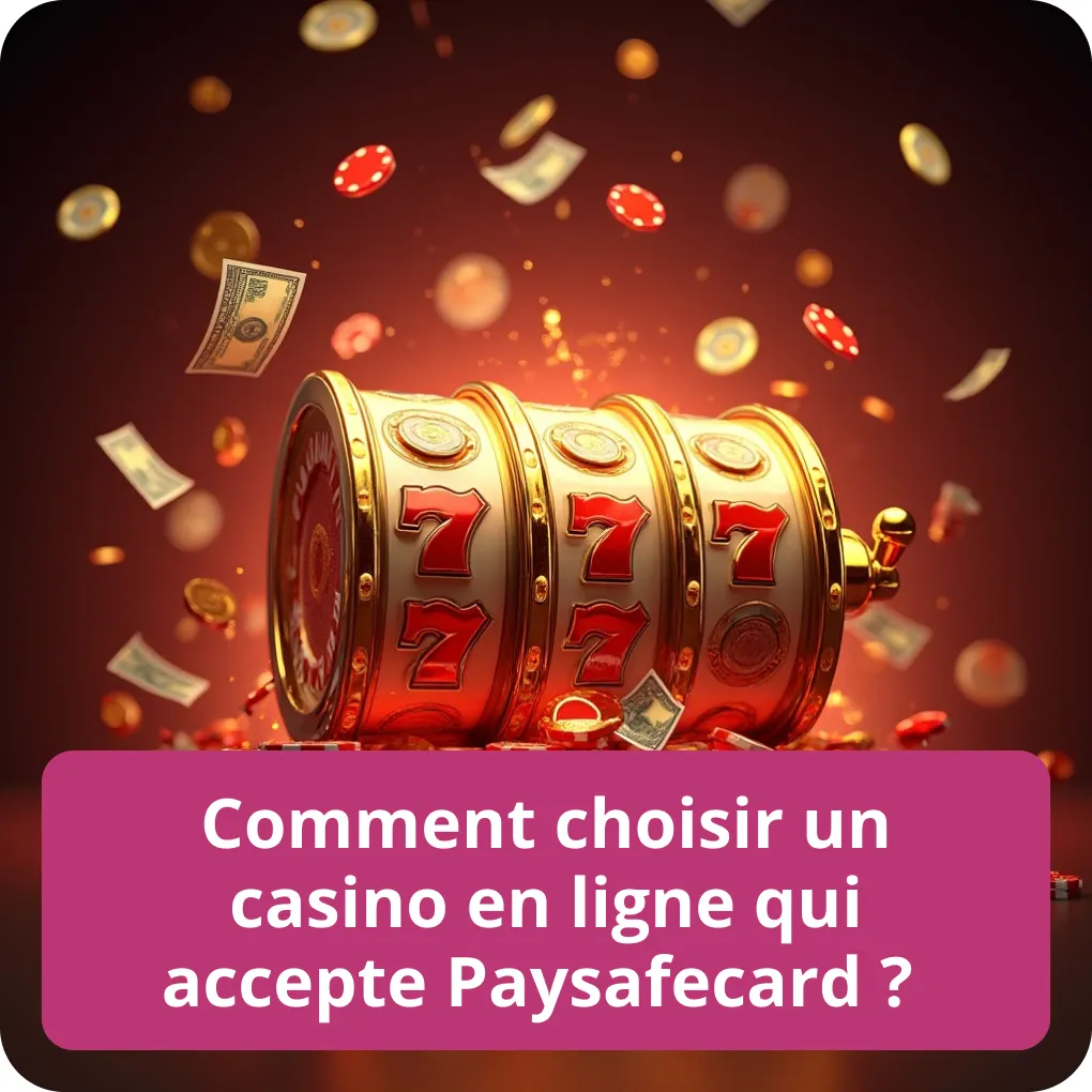 Comment choisir un casino en ligne qui accepte PaysafeCard ?